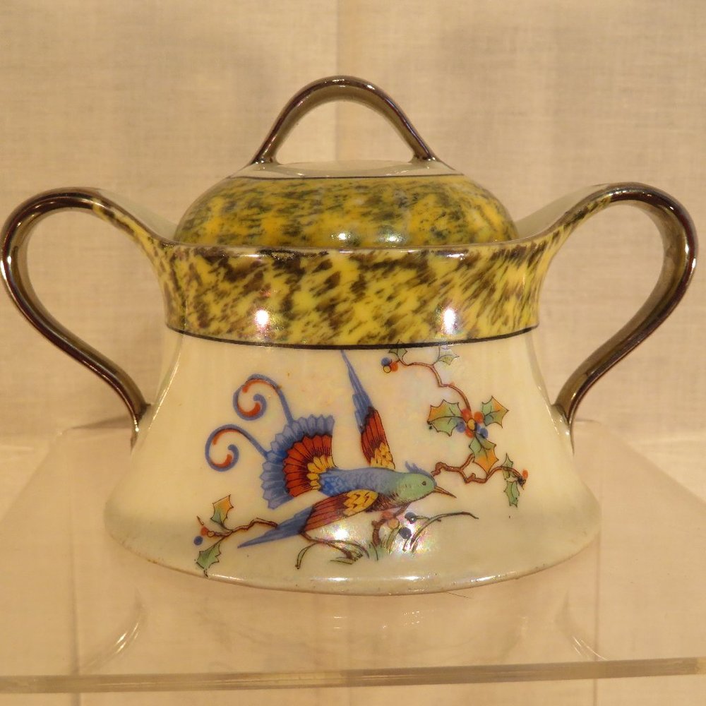PM Bavaria Sugar Bowl with Lid Handpainted (30C)